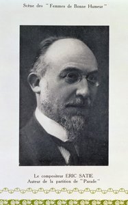 エリックサティ（1866-1925）、フランスの作曲家、ポートレート写真 作： French Photographer